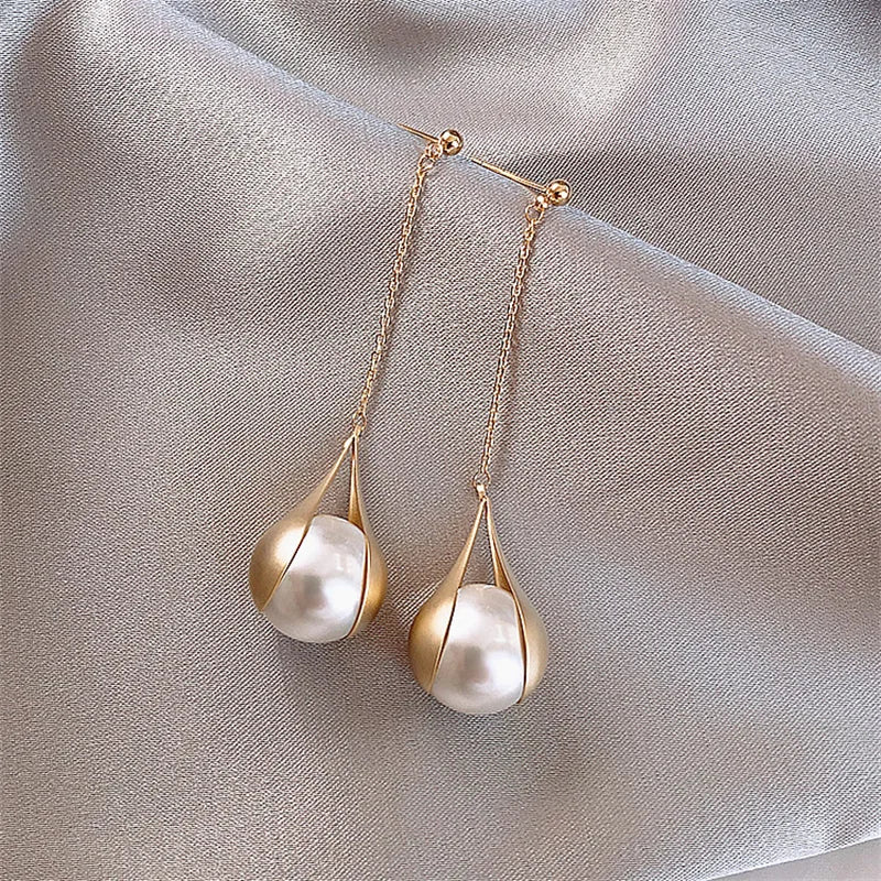 Women's Fashionable  DanburiteBall Pendant  Earrings